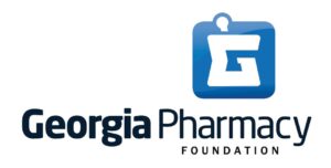 GPhAfoundation Logo larger bold FOUNDATION blue icon with clear background